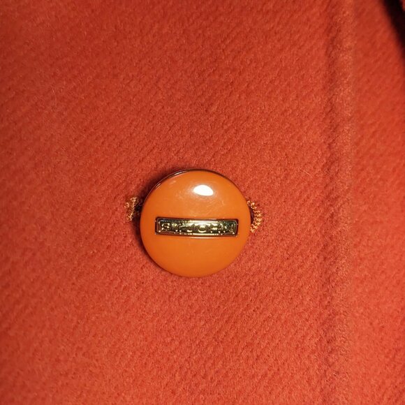 ST. JOHN Cashmere/Angora-Blend Jacket/Coat with Shawl Collar and Belt - Picture 6 of 8